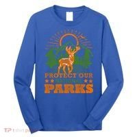 Protect And Save Our National Parks Help Environt Wildlife Cute Gift Long Sleeve Shirt thumb 0