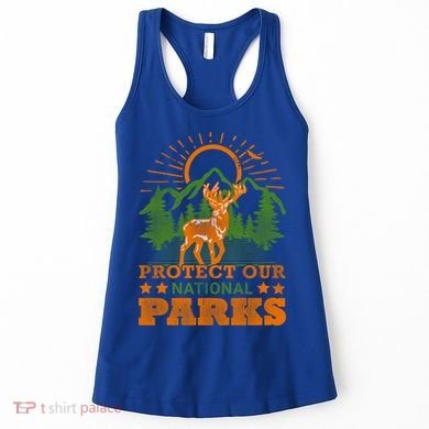 Protect And Save Our National Parks Help Environt Wildlife Cute Gift Women's Tank Top