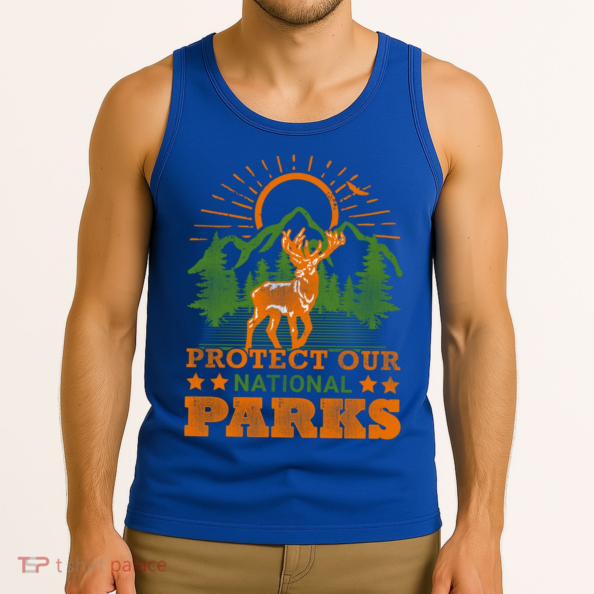 Protect And Save Our National Parks Help Environt Wildlife Cute Gift Tank Top