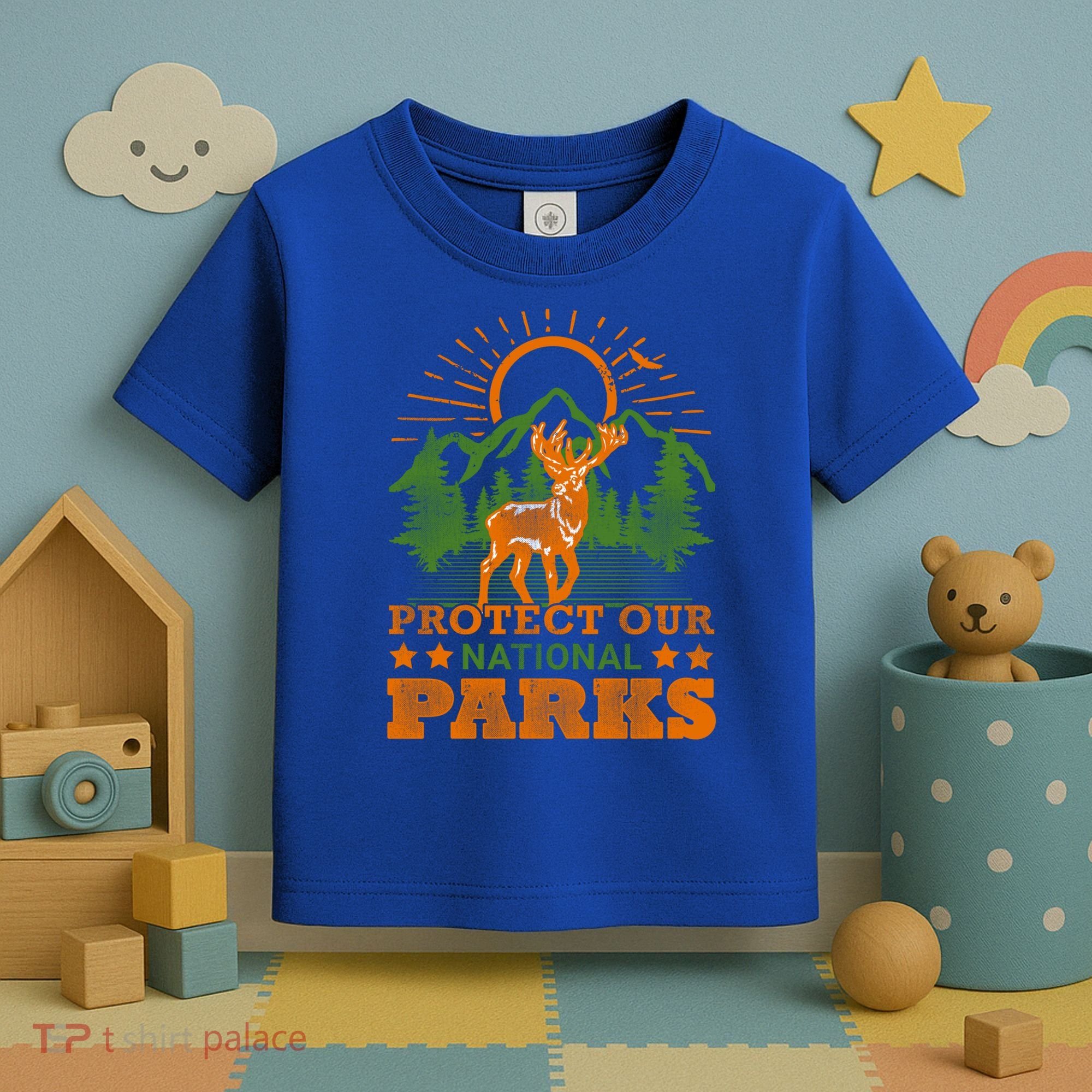 Protect And Save Our National Parks Help Environt Wildlife Cute Gift Toddler T-Shirt