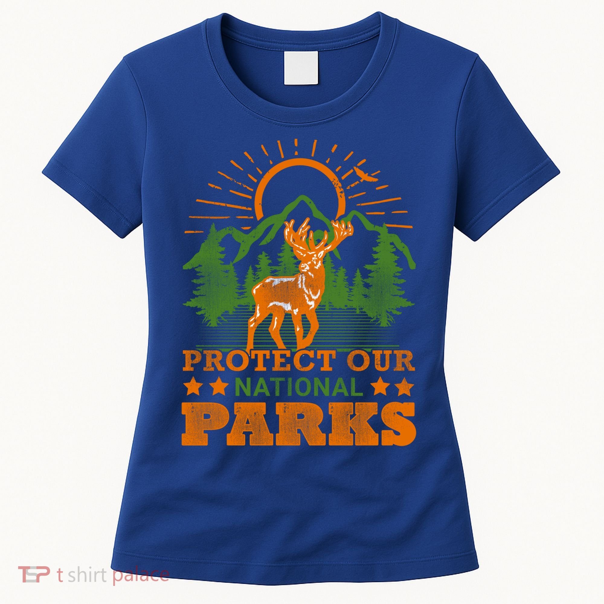 Protect And Save Our National Parks Help Environt Wildlife Cute Gift Women's T-Shirt