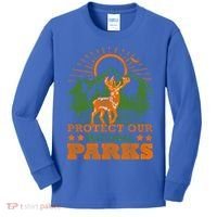 Protect And Save Our National Parks Help Environt Wildlife Cute Gift Kids Long Sleeve Shirt thumb 0