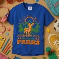 Protect And Save Our National Parks Help Environt Wildlife Cute Gift Kids T-Shirt thumb 3