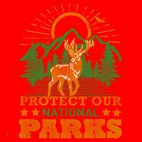 Protect And Save Our National Parks Help Environt Wildlife Cute Gift Santa Hat thumb 1