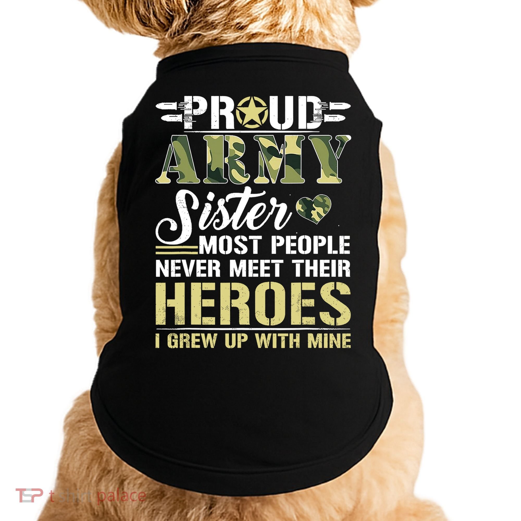 Proud Army Sister Doggie Tank