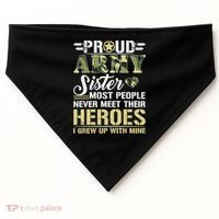 Proud Army Sister USA-Made Doggie Bandana thumb 0