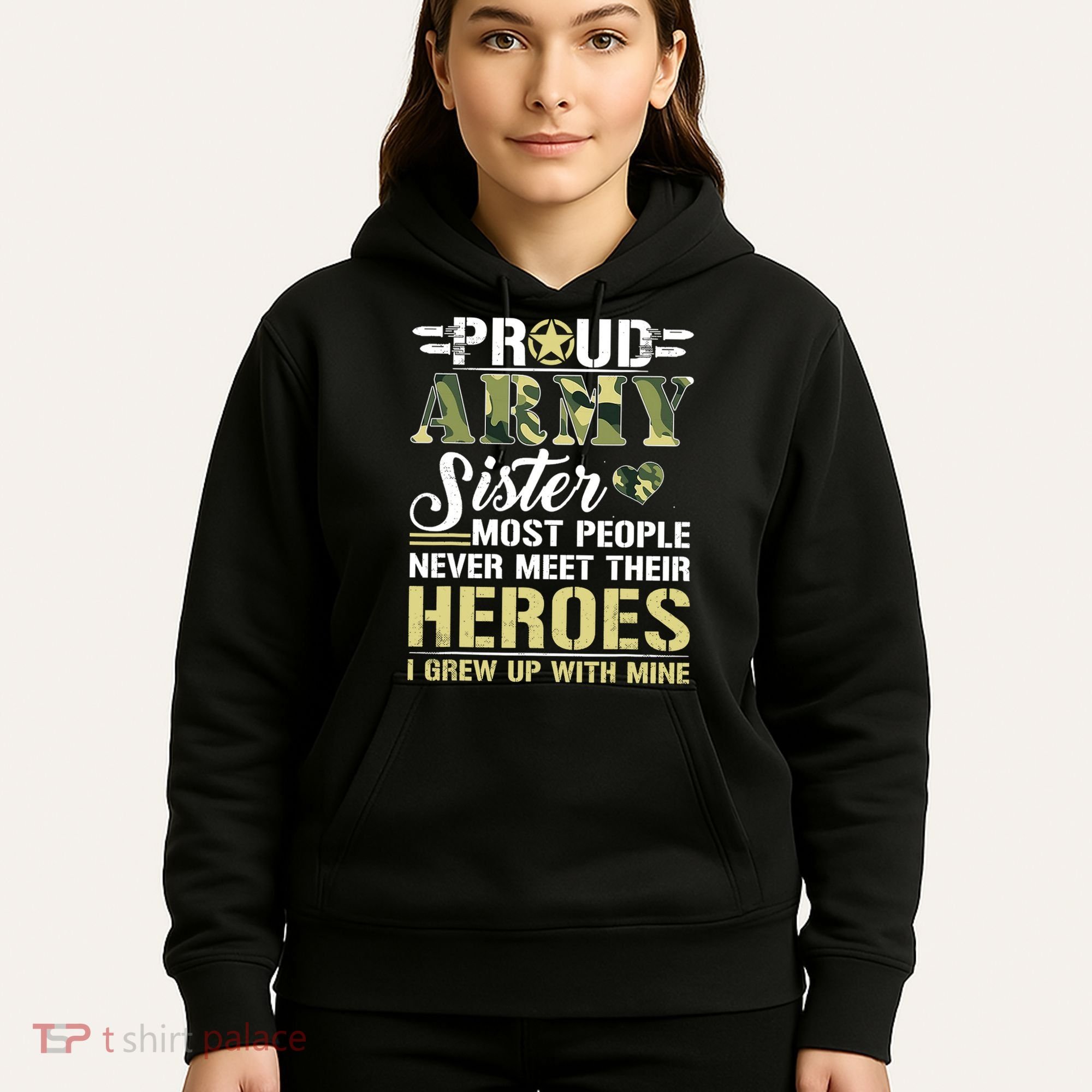 Proud Army Sister Hoodie