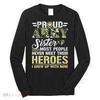 Proud Army Sister Long Sleeve Shirt thumb 0