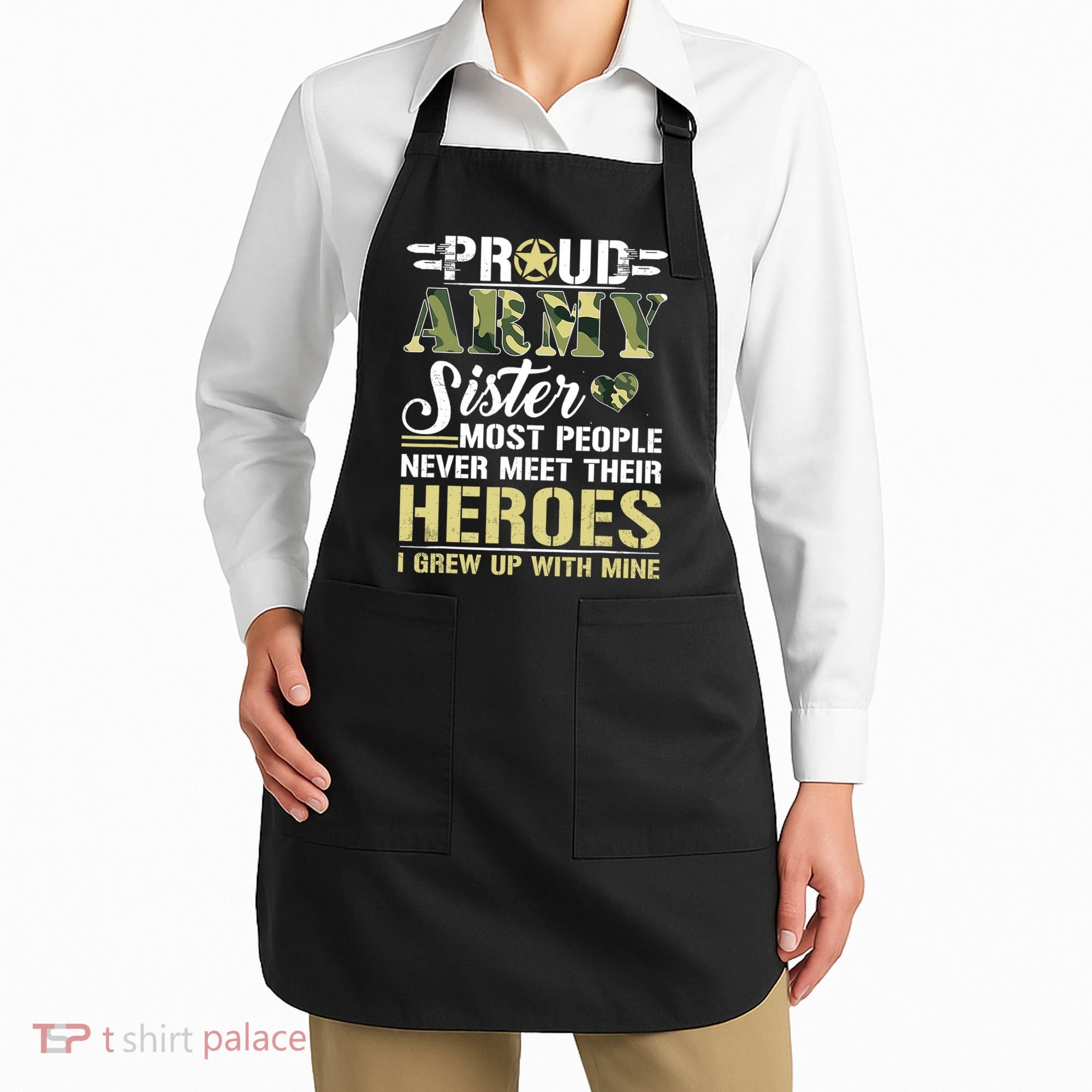 Proud Army Sister Apron