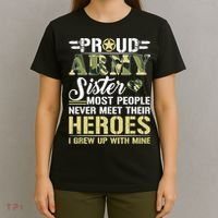 Proud Army Sister T-Shirt thumb 4