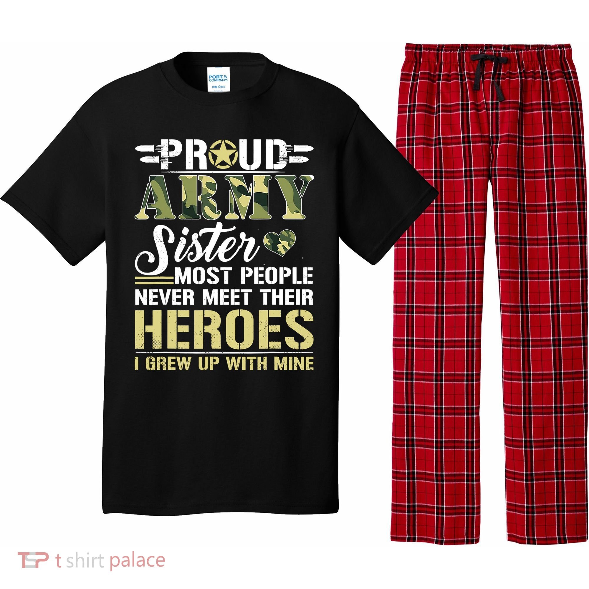 Proud Army Sister Pajama Set