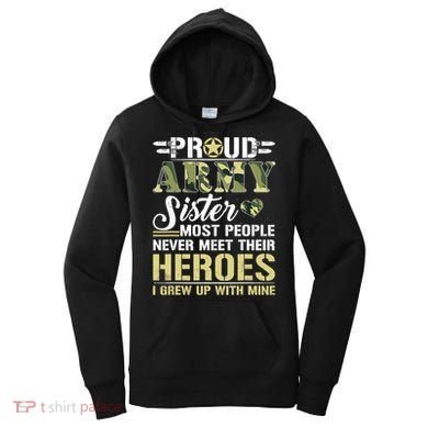 Proud Army Sister Women's Hoodie