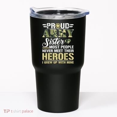Proud Army Sister Tumbler