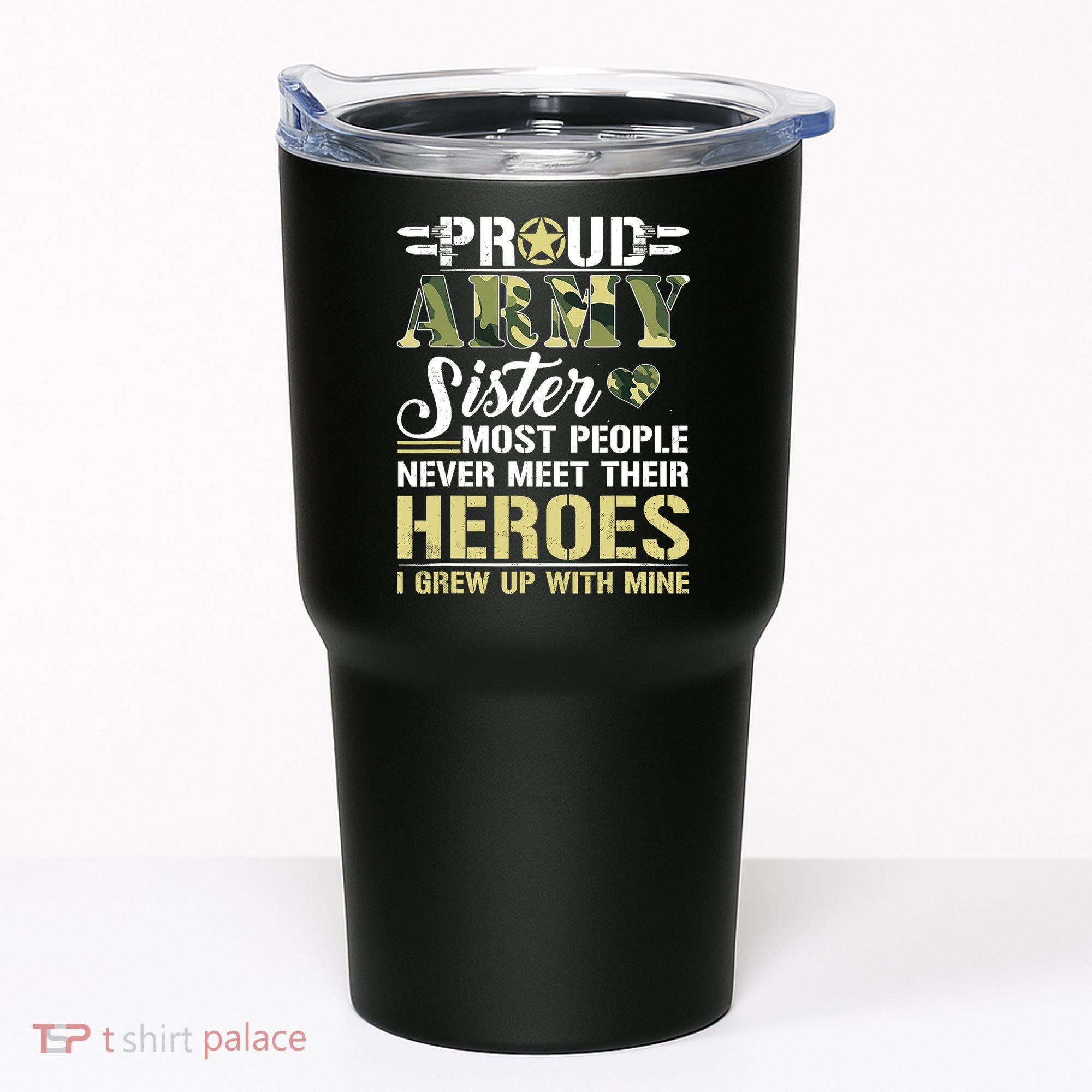 Proud Army Sister Tumbler
