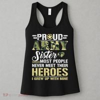Proud Army Sister Women's Tank Top thumb 3