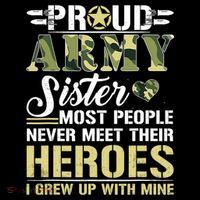 Proud Army Sister Tote Bag thumb 4