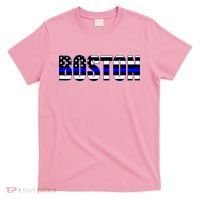 Protect And Serve In Boston Police Flag Pd T-Shirt thumb 0