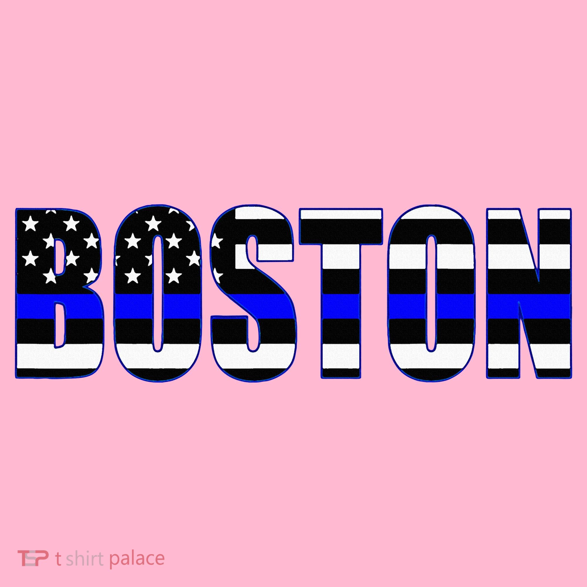 Protect And Serve In Boston Police Flag Pd Toddler Hoodie