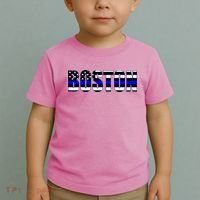 Protect And Serve In Boston Police Flag Pd Toddler T-Shirt thumb 2