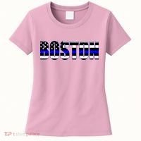 Protect And Serve In Boston Police Flag Pd Women's T-Shirt thumb 0