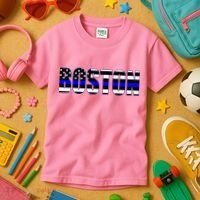 Protect And Serve In Boston Police Flag Pd Kids T-Shirt thumb 3