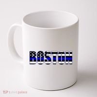 Protect And Serve In Boston Police Flag Pd Coffee Mug thumb 0