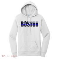 Protect And Serve In Boston Police Flag Pd Women's Hoodie thumb 0