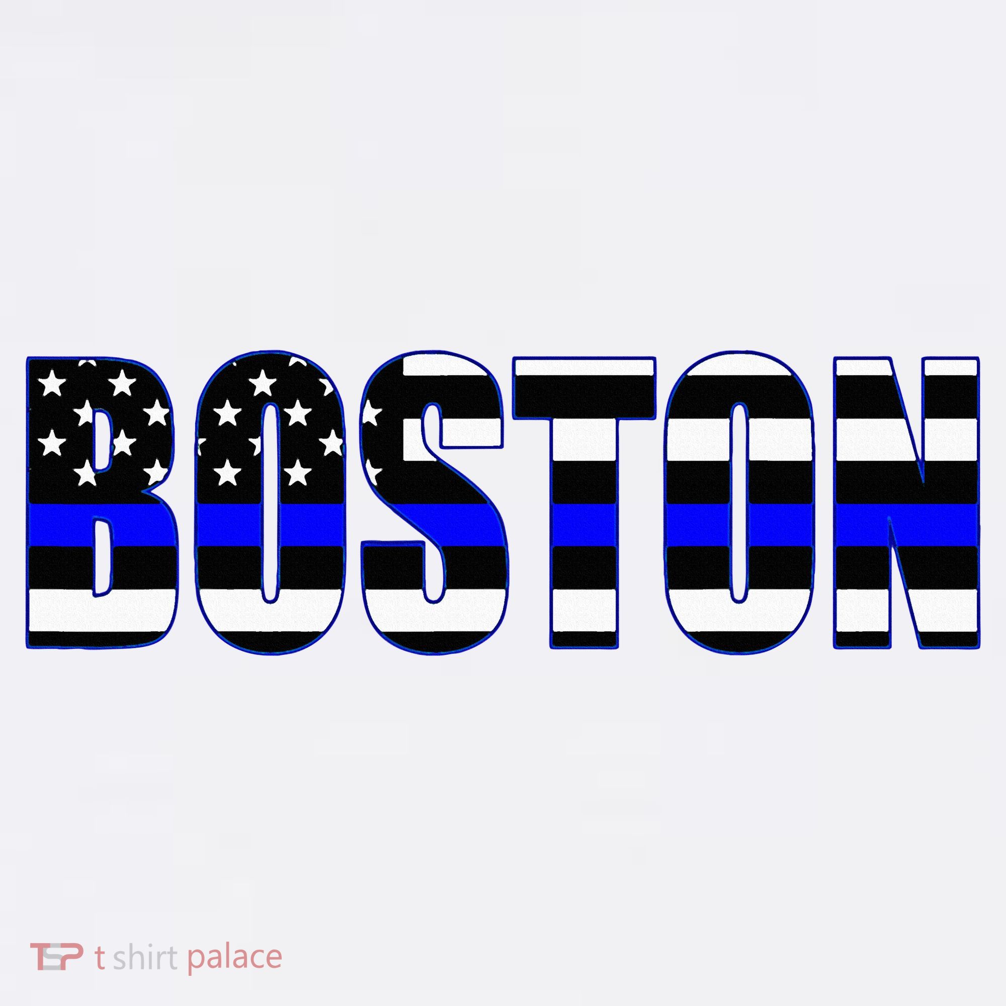 Protect And Serve In Boston Police Flag Pd Women's Hoodie