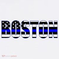 Protect And Serve In Boston Police Flag Pd Ornament thumb 1