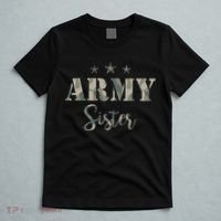 Proud Army Sister Camouflage Army Sister T-Shirt thumb 5