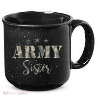 Proud Army Sister Camouflage Army Sister 15oz Campfire Ceramic Mug thumb 0