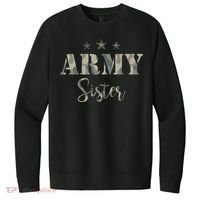 Proud Army Sister Camouflage Army Sister V.I.T. Fleece Crew Sweatshirt thumb 0