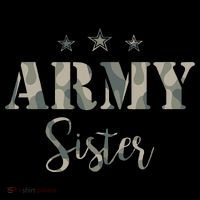 Proud Army Sister Camouflage Army Sister Women's Hoodie thumb 2