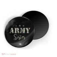 Proud Army Sister Camouflage Army Sister Magnet thumb 0