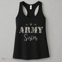 Proud Army Sister Camouflage Army Sister Women's Tank Top thumb 3