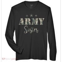Proud Army Sister Camouflage Army Sister Zone Performance Long-Sleeve T-Shirt thumb 0