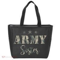 Proud Army Sister Camouflage Army Sister Tote Bag thumb 0