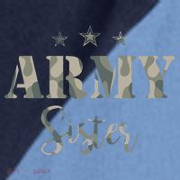 Proud Army Sister Camouflage Army Sister Raglan Baseball Sleeve Shirt thumb 2