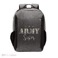 Proud Army Sister Camouflage Army Sister Vector Backpack thumb 0