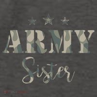 Proud Army Sister Camouflage Army Sister Vector Backpack thumb 2