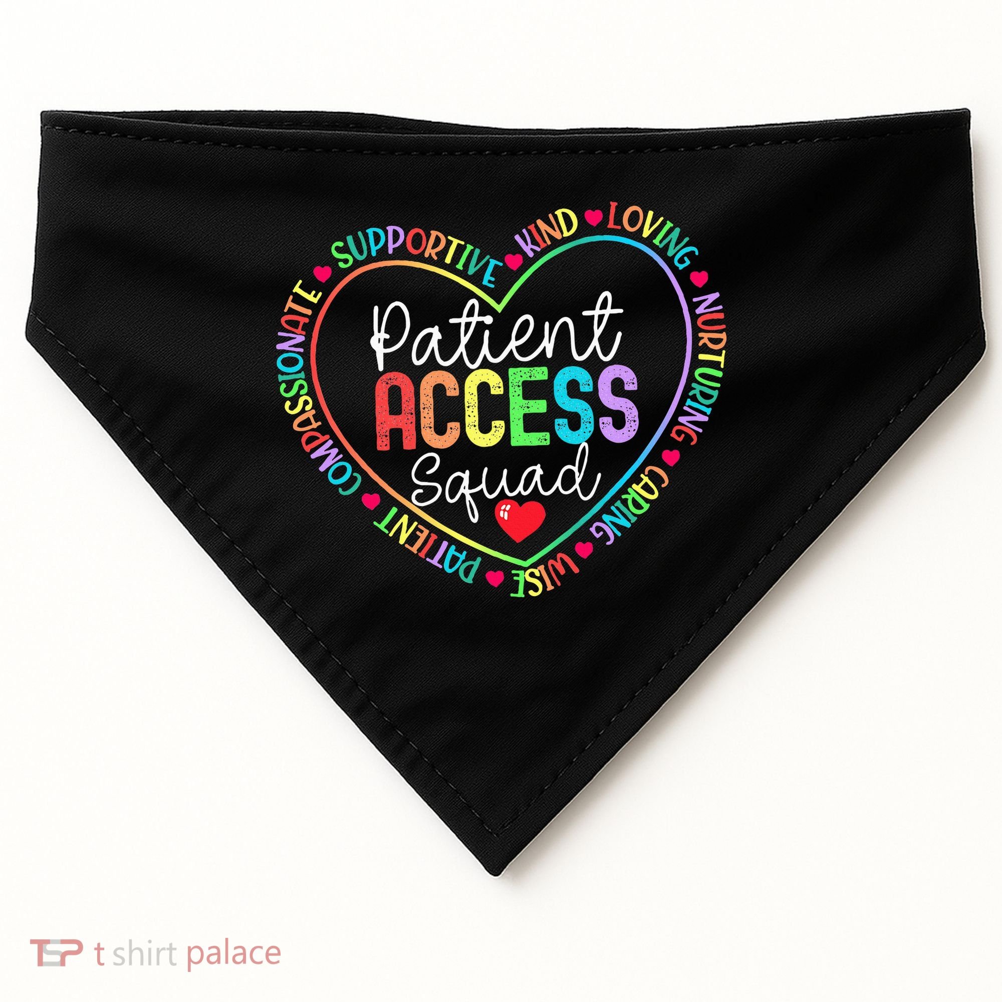 Patient Access Squad Specialist Rainbow Appreciation USA-Made Doggie Bandana