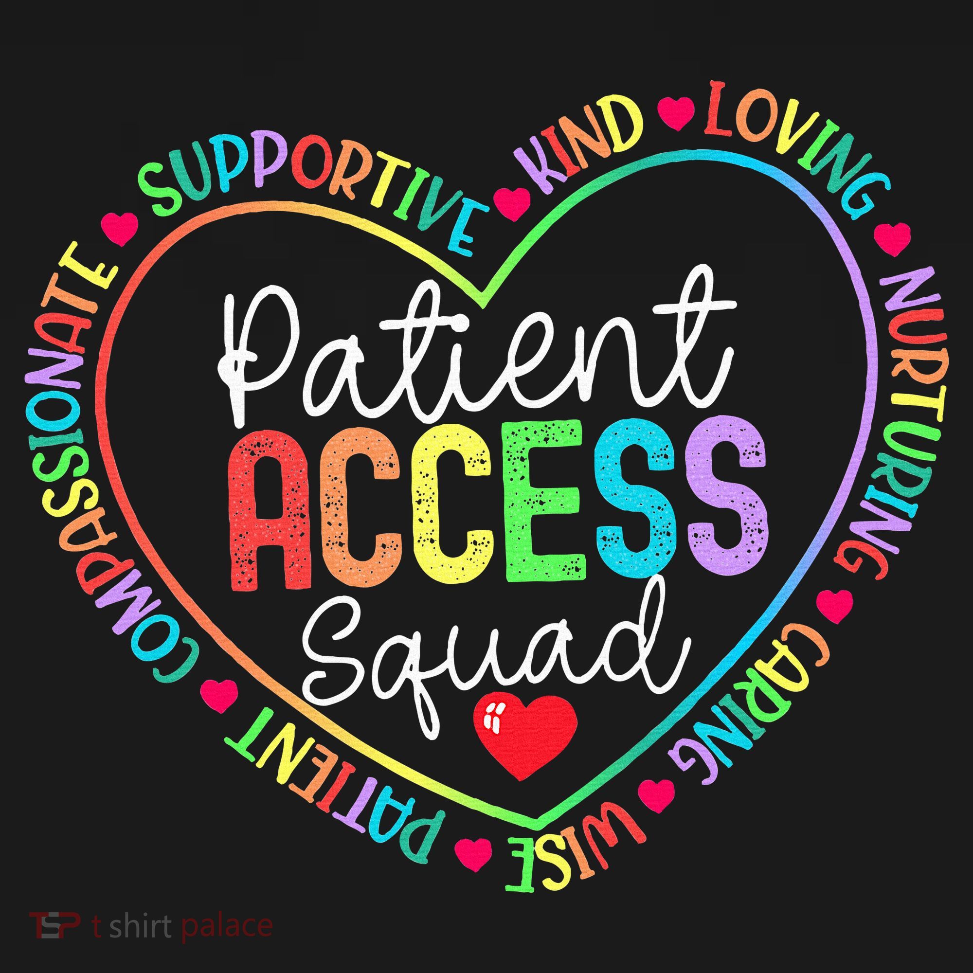 Patient Access Squad Specialist Rainbow Appreciation Polo