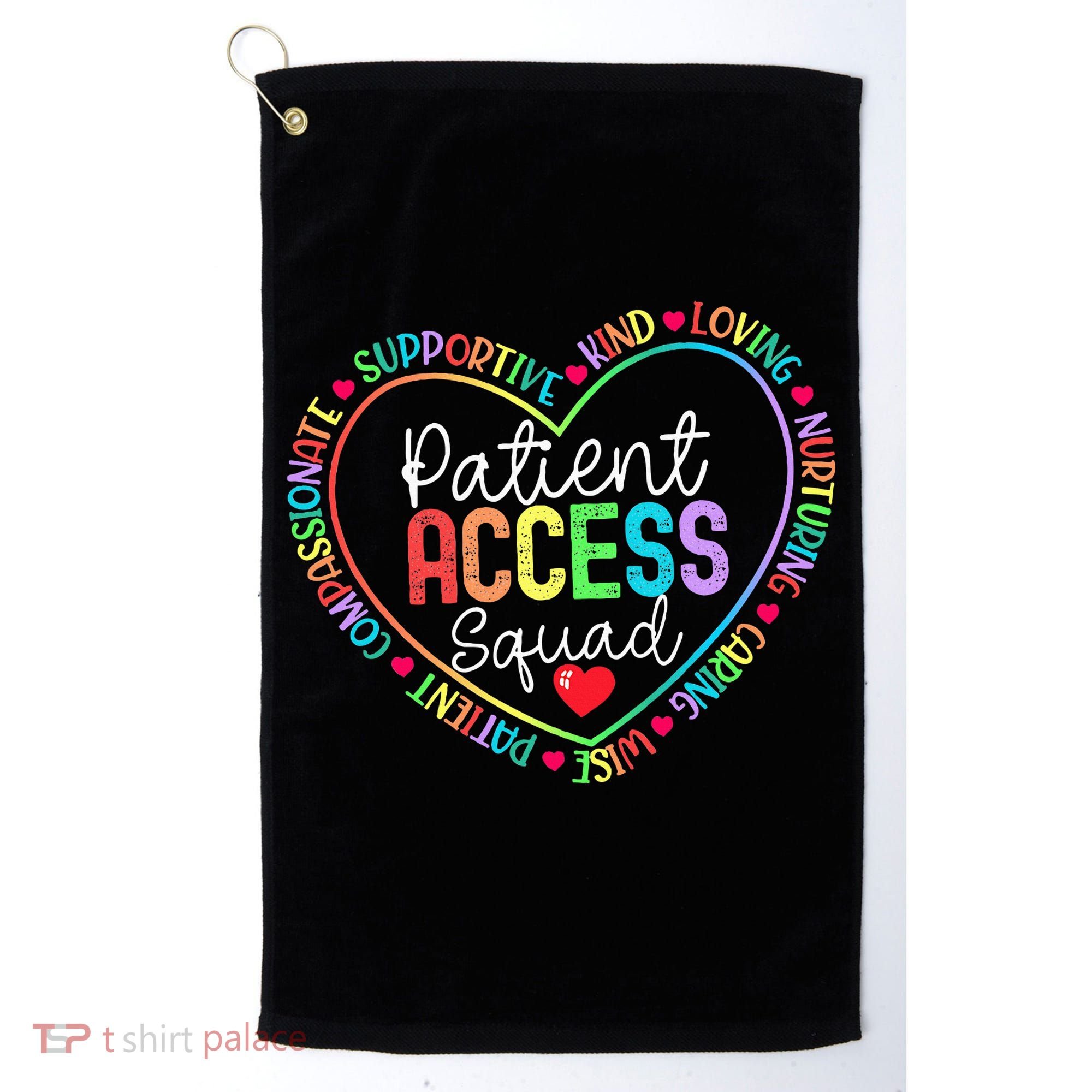 Patient Access Squad Specialist Rainbow Appreciation Golf Towel