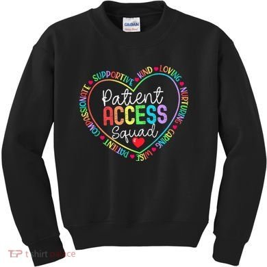 Patient Access Squad Specialist Rainbow Appreciation Kids Sweatshirt