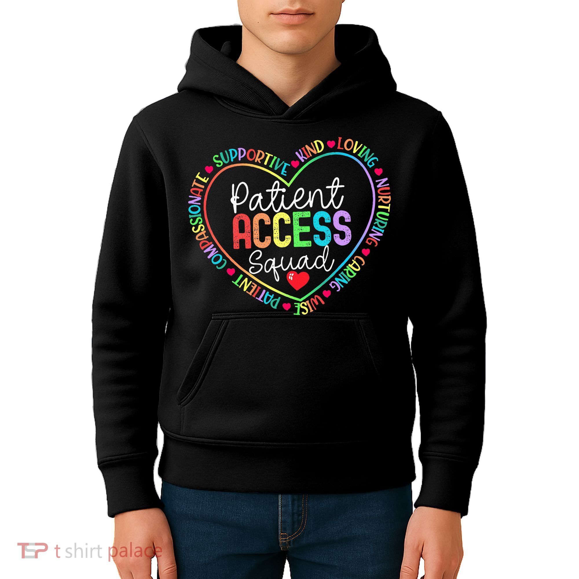 Patient Access Squad Specialist Rainbow Appreciation Kids Hoodie