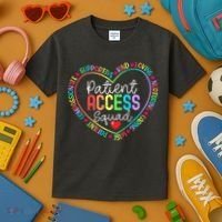 Patient Access Squad Specialist Rainbow Appreciation Kids T-Shirt thumb 3