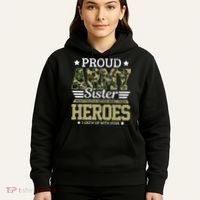 Proud Army Sister Military Soldier Brother Pride Gift Hoodie thumb 5
