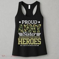 Proud Army Sister Military Soldier Brother Pride Gift Women's Tank Top thumb 3