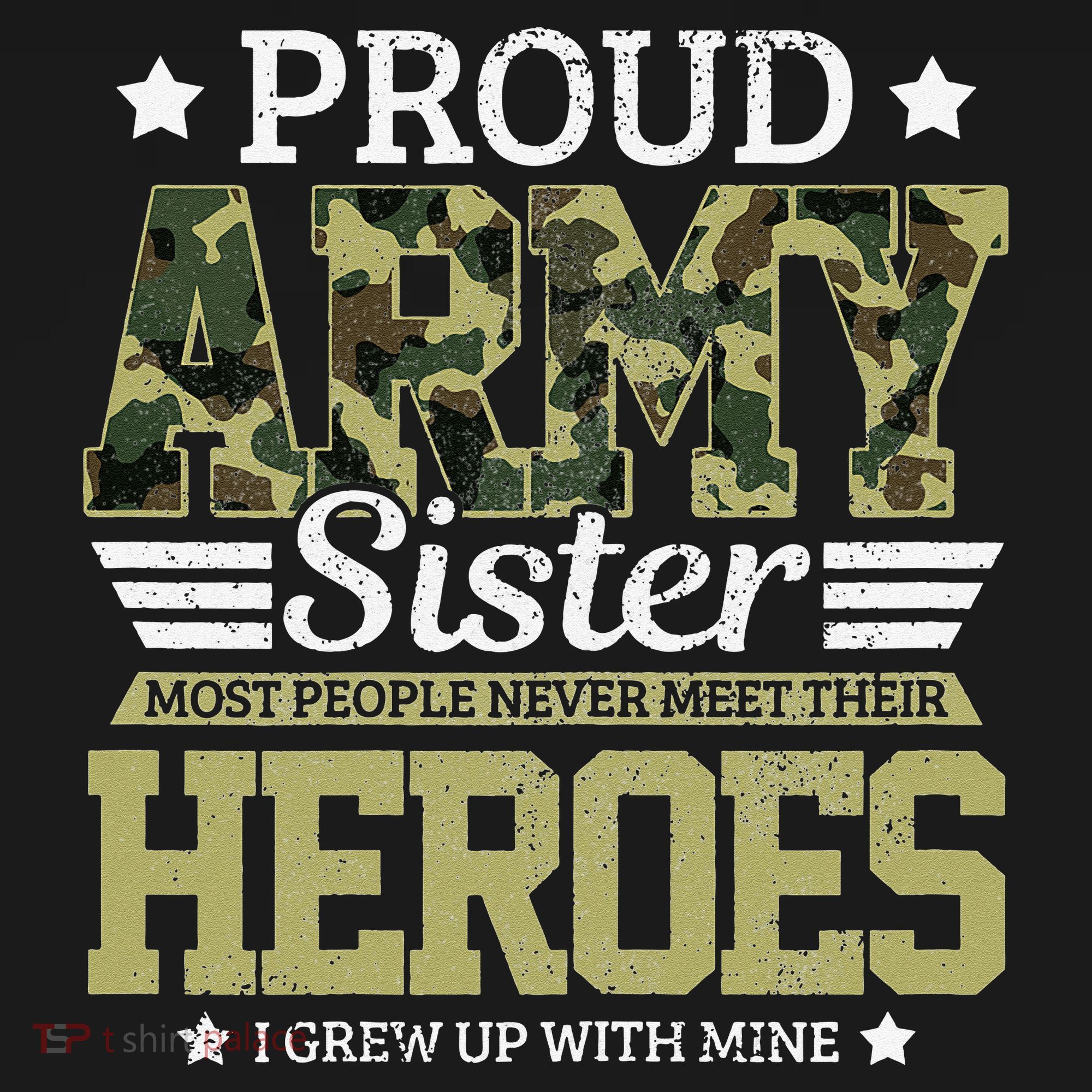 Proud Army Sister Military Soldier Brother Pride Gift Baby Bodysuit