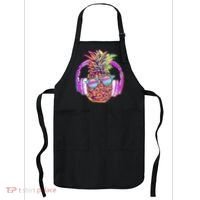 Pop Art Summer Time Headphones Pineapple Apron thumb 0